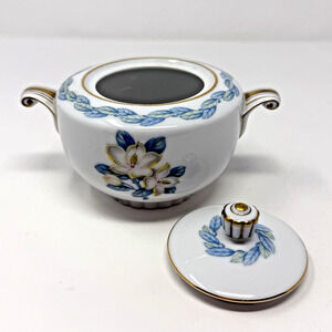 Vintage Sugar Bowl with Lid by Narumi China Magnolia 259 - Occupied Japan